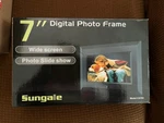 Sungale 7" Digital Photo Frame CA705 New In Box. Fixed Price $24.99.
