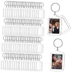 Xthrotsenk 150 Pcs Photo Insert, Acrylic Picture Keychains, Clear. Fixed Price $45.83.
