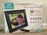 Merkury Innovations 15" Wi-fi Wireless Tft Lcd Digital Photo Frame. Fixed Price $99.95.