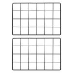 Patikil Wall Grid Panel, Pcs Metal Wire Photo 12X8INCH, Black. Fixed Price $20.55.