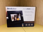 Brookstone Photoshare Frame 8" Black Wifi FSM08BLB - Open Box. Fixed Price $39.60.