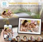 Emitever 10.1 Inch Wifi Digital Picture Frame 32GB STORAGE,1280X800 Ips Hd Touch. Fixed Price $37.99.