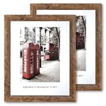 16X20 Picture Frame, Set Of Frames Plexiglass And Composite Wooden .... Fixed Price $55.28.