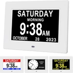 Aowasi Digital Calendar Clock, 12 Custom Alarm Options, With Day. Fixed Price $48.60.
