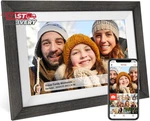 Frameo 10.1 Inch Digital Picture Wifi Smart Photo Wood Ips. Fixed Price $97.23.