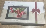 Bigasuo Touch Screen Digital Picture Frame Model 102 Kz. Damaged Box. Fixed Price $21.50.