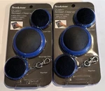 Brookstone Dustin Screen Cleaner 3 Pk Large Small Keychain Blue Pack Of 2. Fixed Price $9.99.