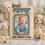 Personalized Grandpa Photo Frame Best Poppop Ever Custom Wooden Gift. Fixed Price $7.16.