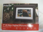 Brand New Sealed Polaroid PDF-750W 7" Digital Photo Frame Screen + Mat Black. Fixed Price $19.99.