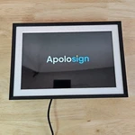 Apolosign DPF103 10.1" Wi-fi Touchscreen Smart Photo Frame, Black. Fixed Price $23.39.
