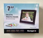 New Sungale 7" Inch Digital Photo Frame Ultra Thin Design Model: PF709. Fixed Price $19.99.