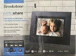 Brookstone Photoshare 8" Hd Wifi Digital Frame W/ 8GB Model FSM08BLB. Fixed Price $25.99.