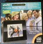 New Shift Portable Photo Album 500 Images Color 3.2 Inch Lcd High Resolution Usb. Fixed Price $16.50.