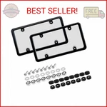 Nghey Black 2PC Personalized License Plate Frame With Matching Cap Screws. Fixed Price $21.05.