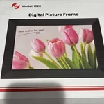 Frameo 10.1 " Wifi Digital Touch Screen Picture Frame, 1280X800 Hd Model 102K. Fixed Price $32.00.