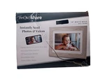 Simply Smart Home Photoshare 10" Digital Frame-touchscreen White Wash *new. Fixed Price $119.00.