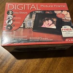 Brand New Opti Pix 7" Viewable Image Digital Picture Wood Frame 9" 6 1/2". Fixed Price $30.00.