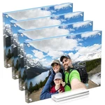 Juoifip 4 Pack Acrylic Picture 8X10 Inch,clear Magnetic Photo Frames,doubl. Fixed Price $74.88.