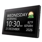 Raynic Digital Clock, 10.1 Inch Large Display Calendar With 12 Themes, .... Fixed Price $67.05.