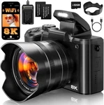 8K Digital Cameras For Photography Autofocus, 2026 Upgrade 88MP Wifi Professiona. Fixed Price $149.98.