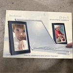 Brookstone 2 In 1 Photo Speakers 4"X6" - Used!!!!. Fixed Price $30.00.