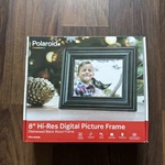 Polaroid Inch Digital Picture Frame Candlenut Distressed Black PDFX-800DB. Fixed Price $29.99.