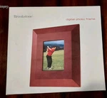 Digital Photo Frame Brookstone 6IN Lcd Rosewood Color New-in Box. Fixed Price $39.75.