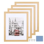 11X14 Frame Set Of 4, Display Pictures 8X10 Mat Or Without.... Fixed Price $37.75.
