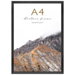 Frametory, Aluminum Poster Frame, Acrylic 8.3X11.7 (A4) Set Of 1, Black. Fixed Price $27.99.