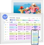 15.6" Smart Digital Picture Frame & Calendar - Touchscreen, Wall Mountable Gift. Fixed Price $266.99.