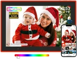Frameo 10.1" Wifi Digital Photo Frame, Hd Touch Screen, 32GB, Easy Setup. Fixed Price $99.99.