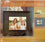 Digital Decor 8" Photo Frame Silver DPF8512 New In Box 512MB Memory. Fixed Price $57.00.