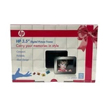 New Hp 3.5" Digital Picture Frame Compact Portable Sleek Photos DF300A3. Fixed Price $34.99.