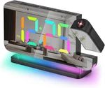 Poeroa Projection Alarm CLOCK,7.4" Led Rgb Digital Clocks Large Display,with 180. Fixed Price $36.25.