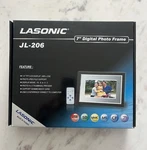Lasonic JL-206 7" Tft Lcd Digital Photo Frame, Usb, Sd/mmc/ms/cf, Remote. Fixed Price $40.00.