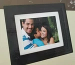 Pandigital Pantouch 8" Lcd Photo Frame - Black Wood Nib. Fixed Price $80.75.