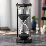 Hourglass Timer 60 Minute, Hexagon Wooden Frame Decorative Sand (black .... Fixed Price $36.70.
