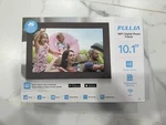 Fullja Wifi Digital Frame 10.1" Shareable Photos 32GB Motion Sensor Used. Fixed Price $55.00.