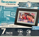 Pandigital Panimage 7" Photo Frame Remote 4000 Images Black Gold. Fixed Price $14.50.