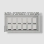 Lavish Home White Collage Baby Picture Frame Size 11" X 18.6" 0.75". Fixed Price $18.29.