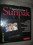Sunpak 7" Digital Photo Frame W/remote & Lcd Display. Fixed Price $25.00.