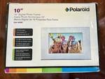 Polaroid 10" Digital Photo Frame Color Screen XSA-10169S New. Fixed Price $33.99.