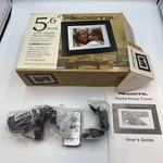 Pandigital 5.6" Tru Photo Frame 56-2 Lcd 4:3 W/ Remote 128MB. Fixed Price $26.95.
