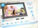 Fullja Wifi Digital Frame 10.1" Shareable Photos 32GB Motion Sensor. Fixed Price $134.12.