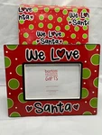 2012 Burton + Gifts We Love Santa Picture Frame 4" X 6" Nib. Fixed Price $14.00.