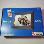Onn 10" Wi-fi Digital Picture Frame, Model Number 100096733. Fixed Price $39.95.