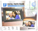 Vivitar Wifi 7IN Touch Screen Digital Photo Frame Mobile Android Ios Compatible. Fixed Price $49.99.