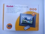 Kodak Easyshare SV710 Digital Picture Frame 7" Screen Built-in Speakers W/remote. Fixed Price $17.95.