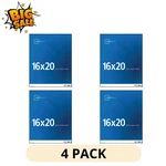 4 Pack Mainstays 16X20 Picture Frame Black Front Loading Wall Tabletop Display. Fixed Price $38.99.