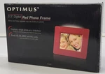 Uu) Optimus 3.5" Digital Red Photo Frame 160-0667 Radio Shack. Fixed Price $14.99.